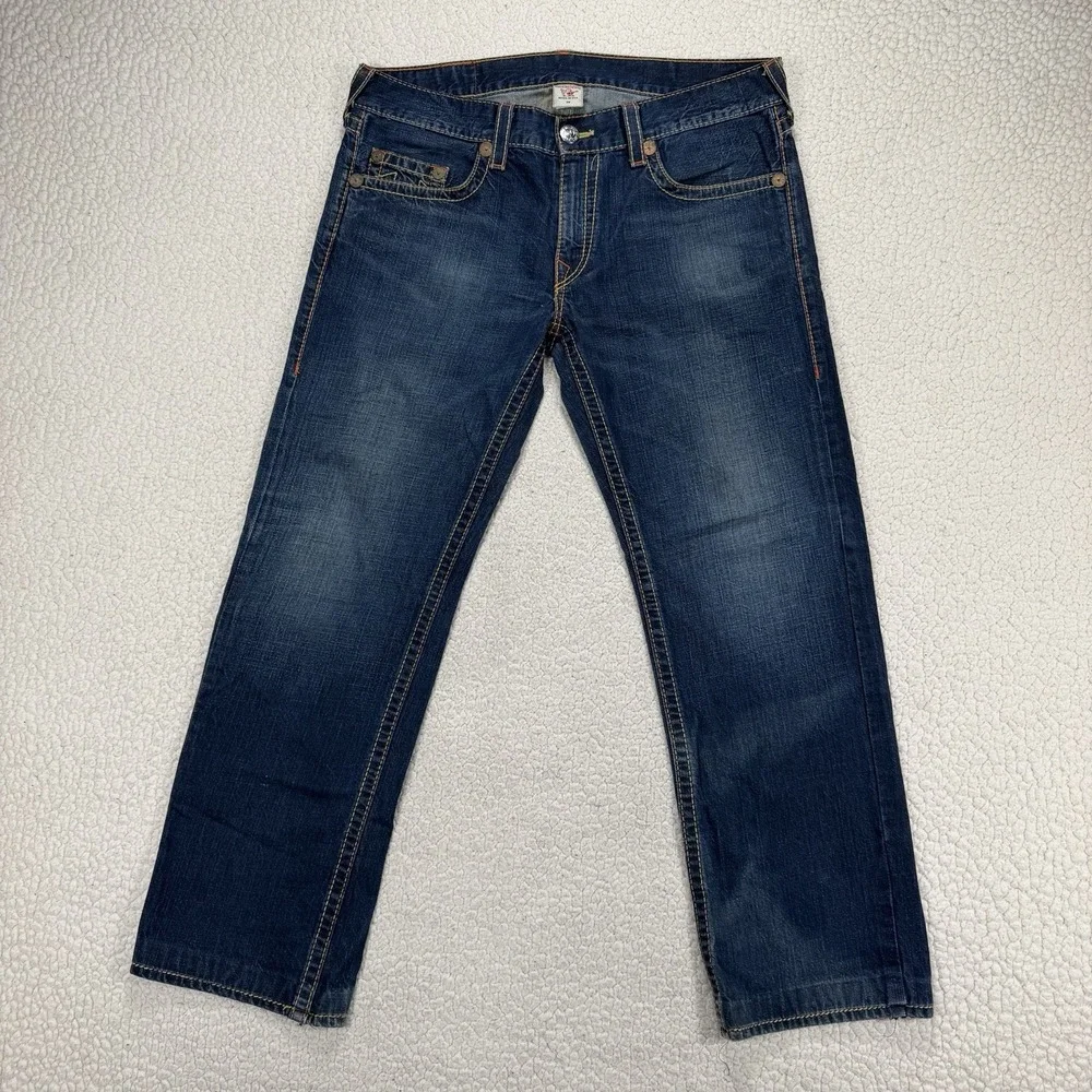 True Religion Bobby Big T Jeans Men's 38 (Actual 40x32) USA Made Y2K Streetwear